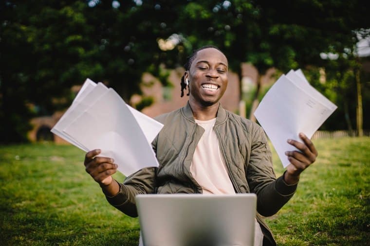 A person starting out on their own as a sole trader