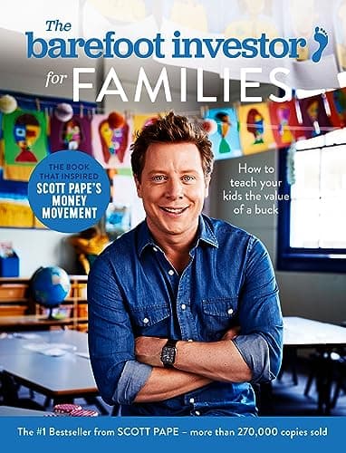 Cover of The Barefoot Investor for Families by Scott Pape