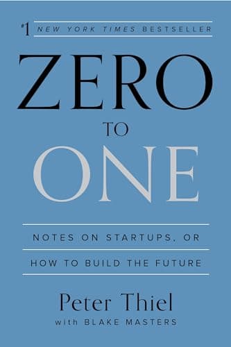Cover of Zero to One by Peter Thiel